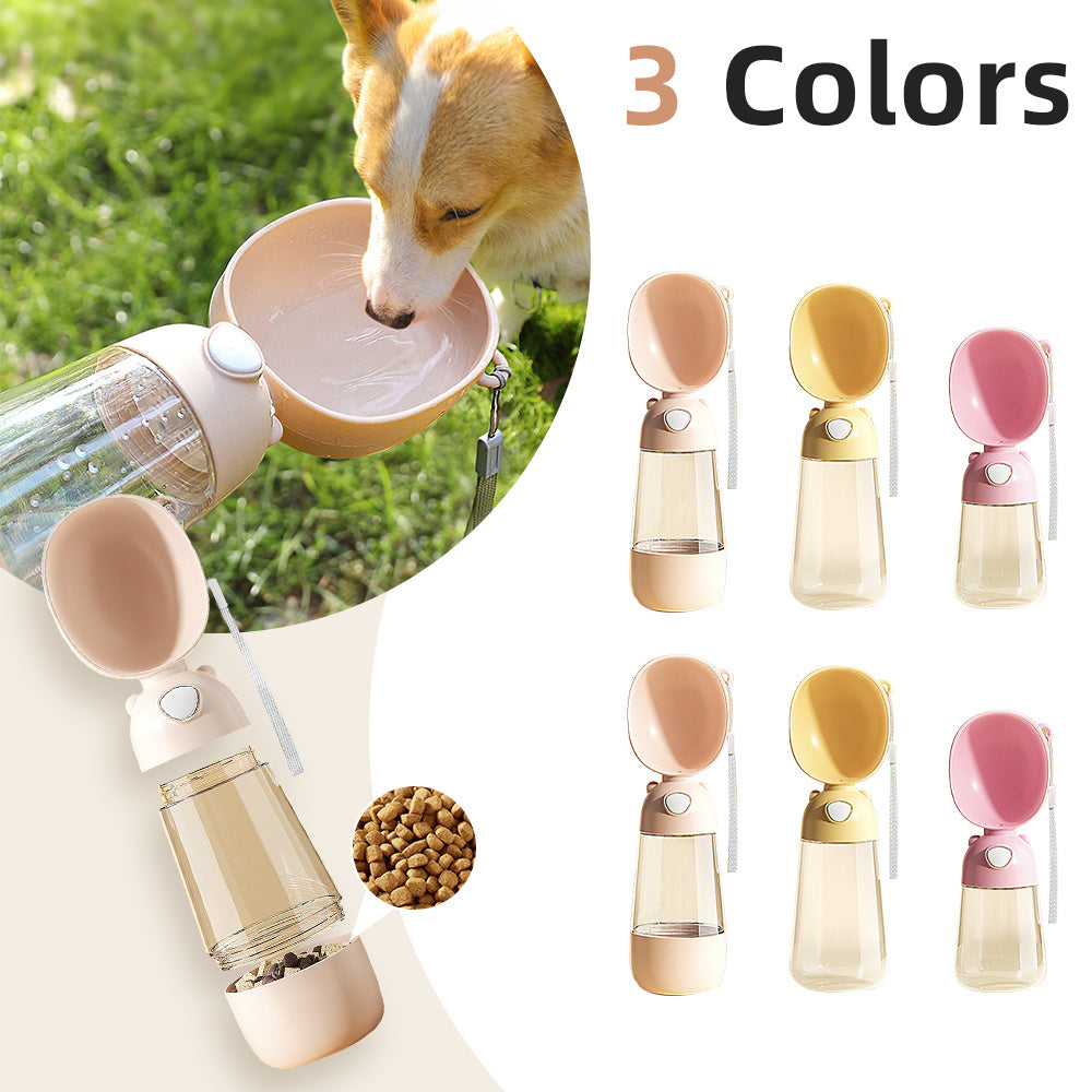 Portable Dog Water Bottle Food And Water Container For Pets