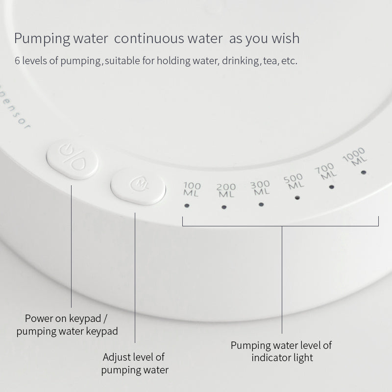 Desk Automatic Water Bottle Dispenser Rechargeable.