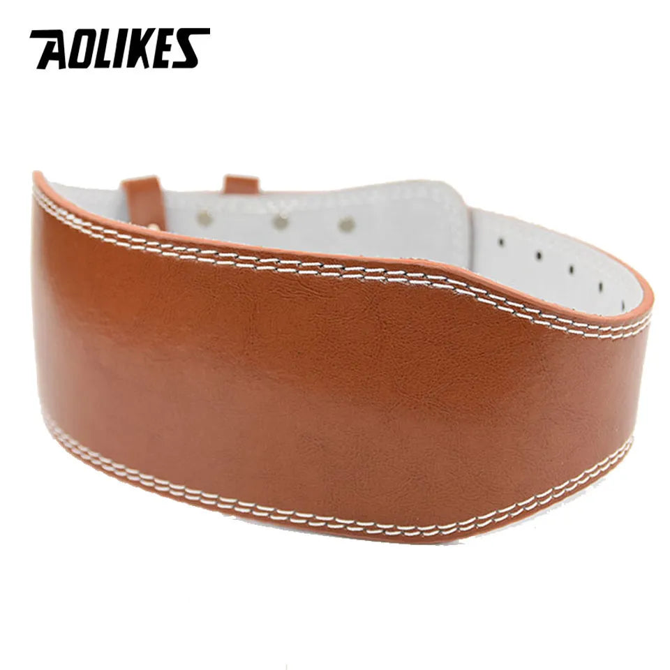 AOLIKES New Wide Weightlifting Belt Bodybuilding Fitness belts Barbell Powerlifting Training waist Protector gym belt for back