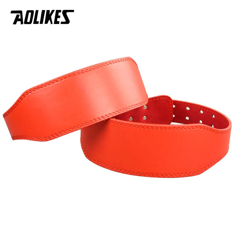 AOLIKES New Wide Weightlifting Belt Bodybuilding Fitness belts Barbell Powerlifting Training waist Protector gym belt for back