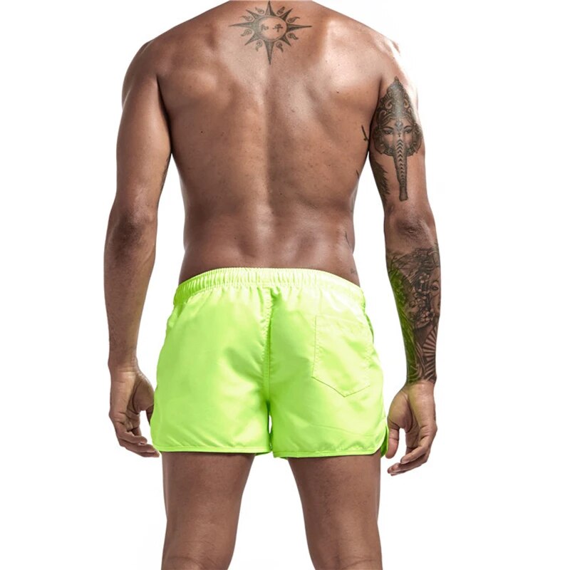 Men's Sports Jogging Summer Quick-Drying Shorts Printed Shorts Swim Surfing Beachwear Shorts Male Gym Casual Fitness Shorts