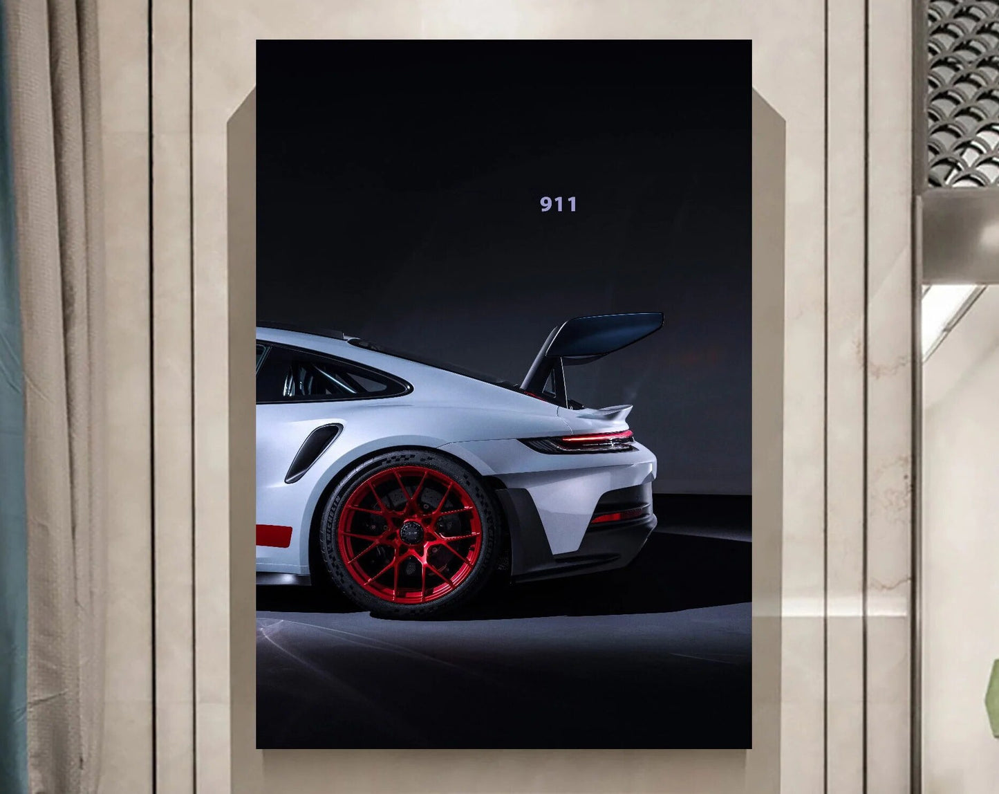 2023 Wall Art 911 Poster Super Car Print Garage Wall Decor Gift For Men aesthetic room decor Canvas Painting Wall Art posters