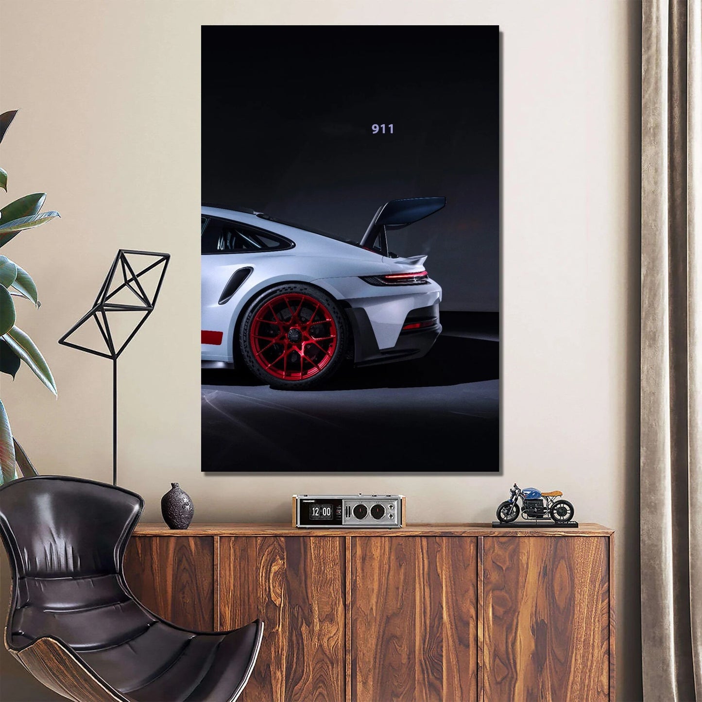 2023 Wall Art 911 Poster Super Car Print Garage Wall Decor Gift For Men aesthetic room decor Canvas Painting Wall Art posters