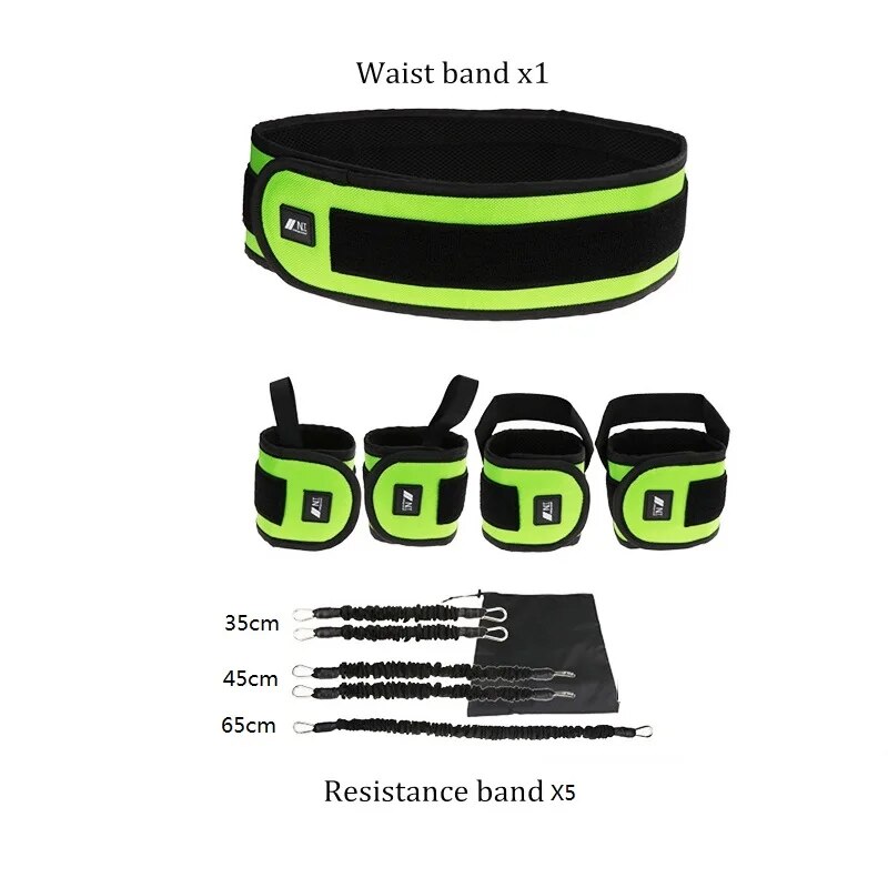 Basketball Agility Resistance Body Training For Fitness Combat Strength Workout Force Bands Set Fighting Full Boxing