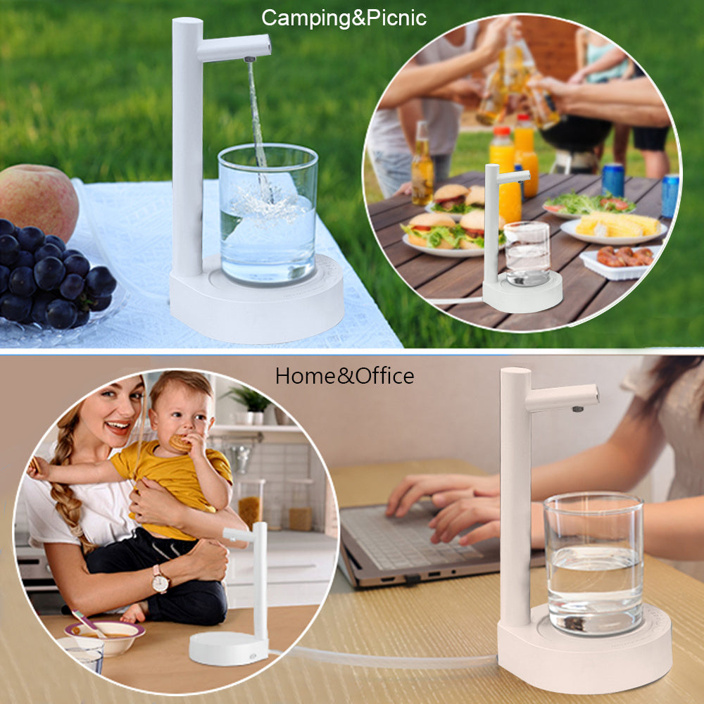 Desk Automatic Water Bottle Dispenser Rechargeable.